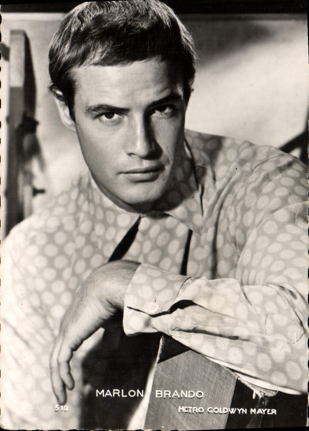 Marlon Brando — portrait promotionnel — Metro Goldwyn Mayer, n° 519