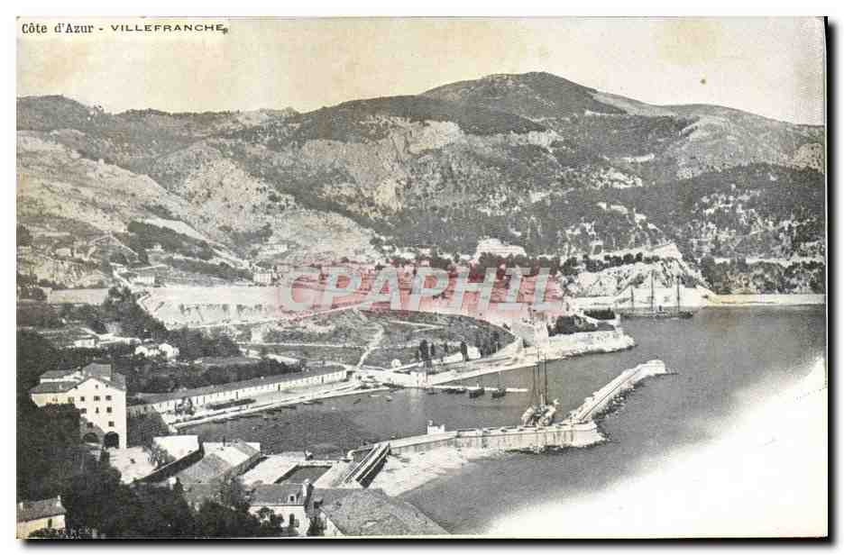 CPA Villefranche Sur Mer Vue d'ensemble du Port