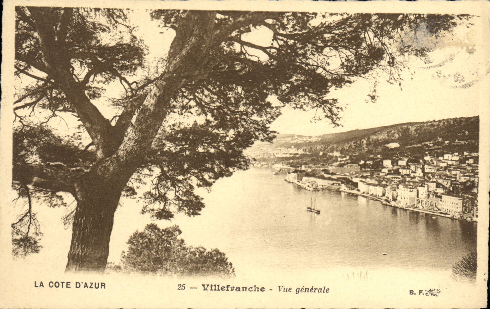 La Côte d'Azur — Villefranche — Vue générale — B.F. n°25