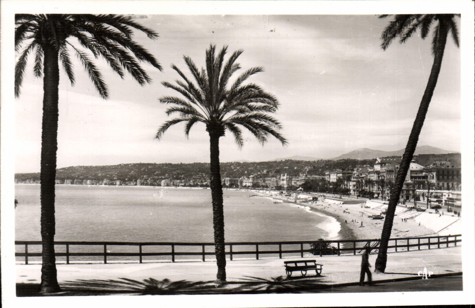 CPM Nice Le Quai des Etats Unis