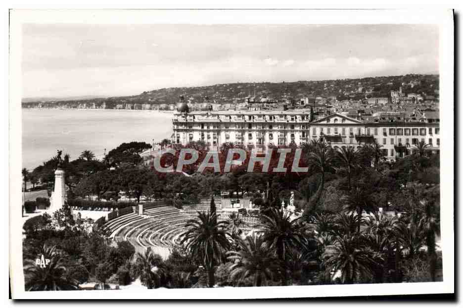 CPM Nice Le Jardin Albert 1er et le theatre de verdure 