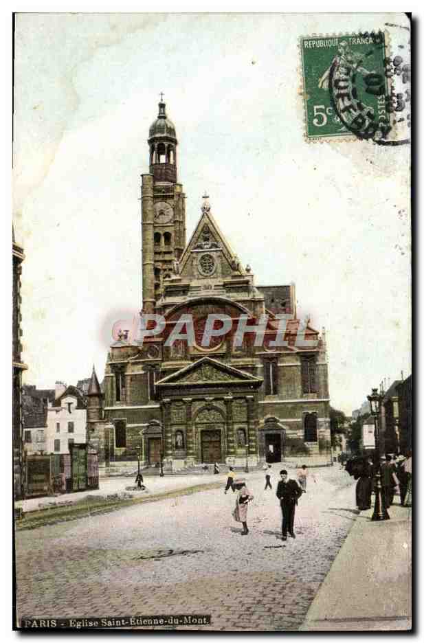 CPA Paris Eglise St Etienne du Mont 