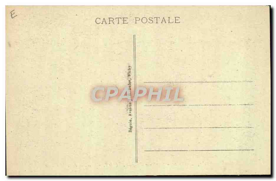 Intérieur de la Pastillerie — Société Centrale, 4, Place de la Source-de-l'Hôpital, VICHY — Verso