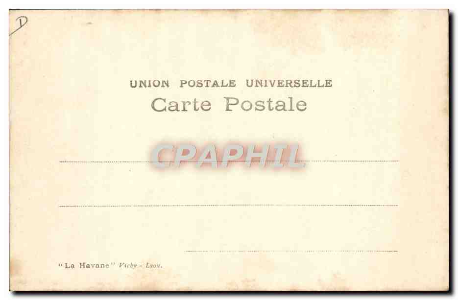 Salle d'attente d'un hôpital — Vichy — Derville Phot. Vichy — Rückseite