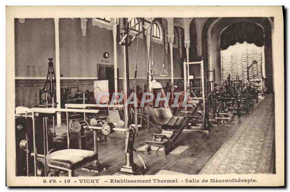 Vichy — Etablissement Thermal. Salle de Mécanothérapie.