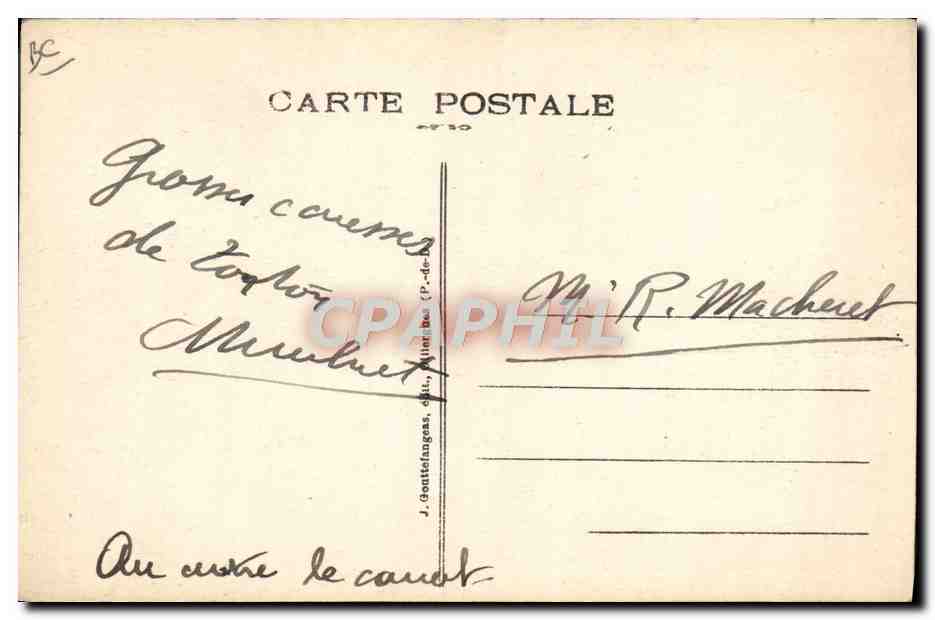 Vichy — Etablissement Thermal. Salle de Mécanothérapie. — Rückseite