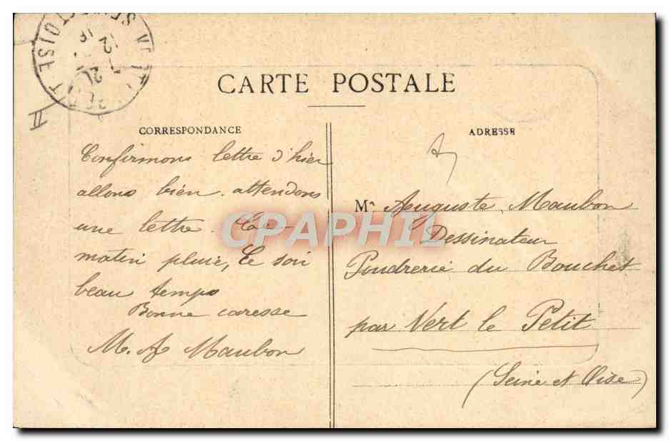 CPA Thermalisme Vichy Source des Celestins — Rückseite