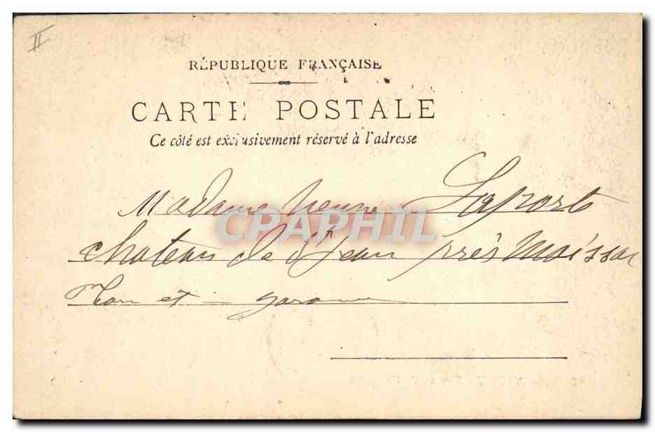 CPA Thermalisme Vichy Source de l'hopital — Rückseite