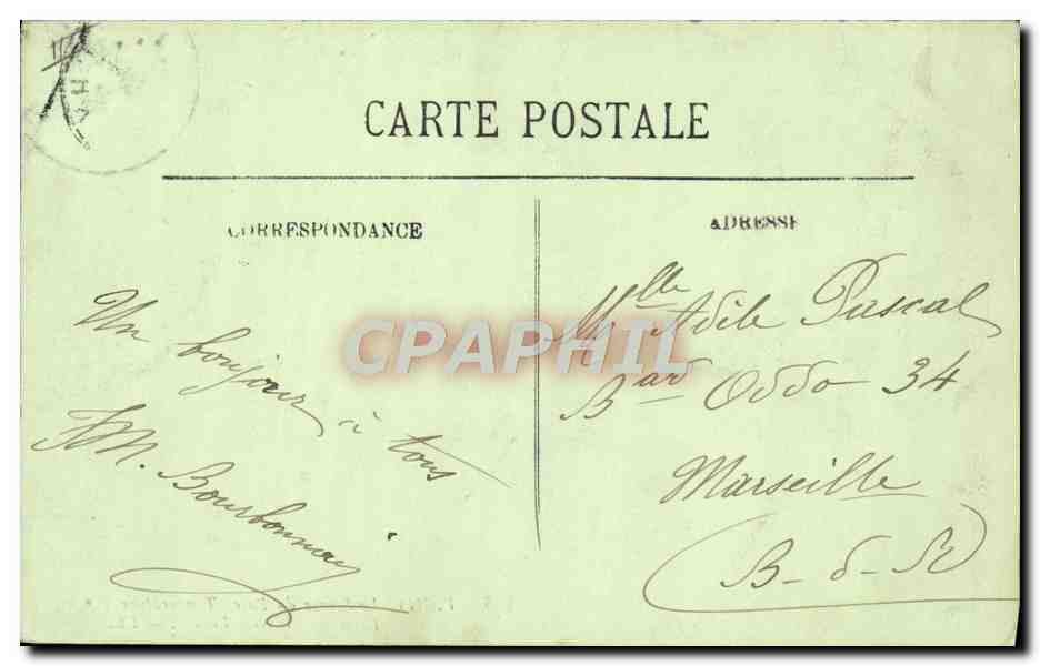CPA Thermalisme Vichy La source du parc  — Rückseite