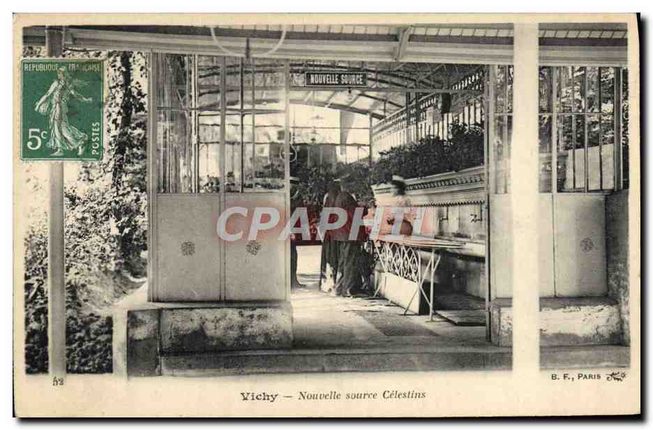 Vichy — Nouvelle source Célestins — B. F., Paris