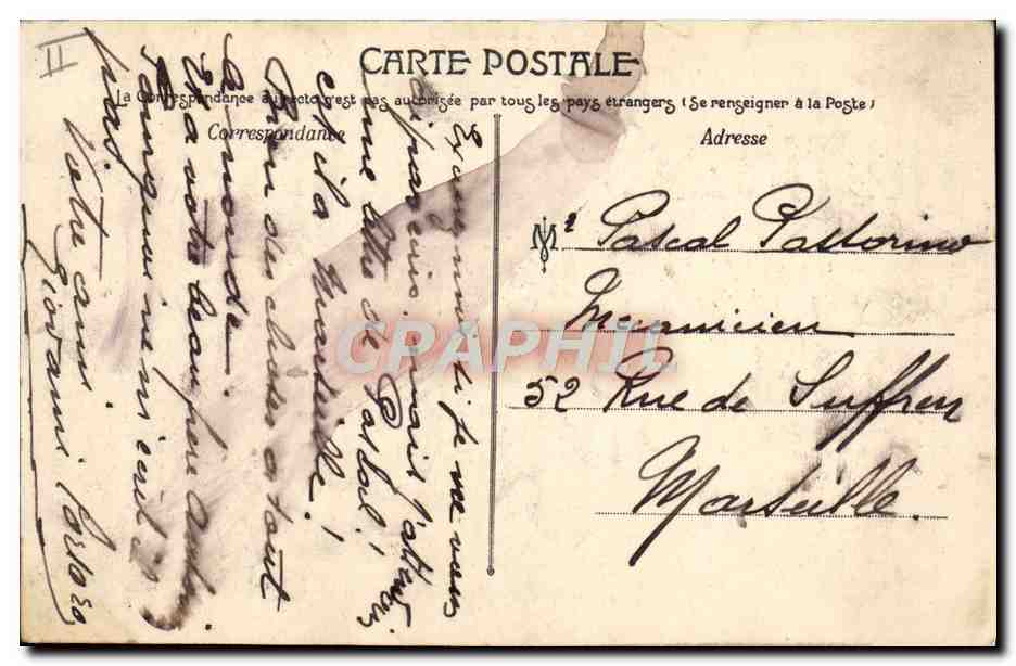 CPA Thermalisme Vichy Source Chomel — Rückseite
