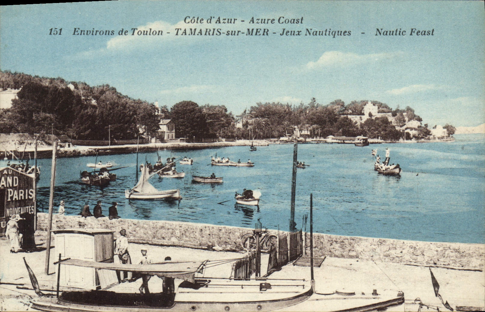 CPA Environs de Toulon Tamaris sur mer Jeux nautiques 