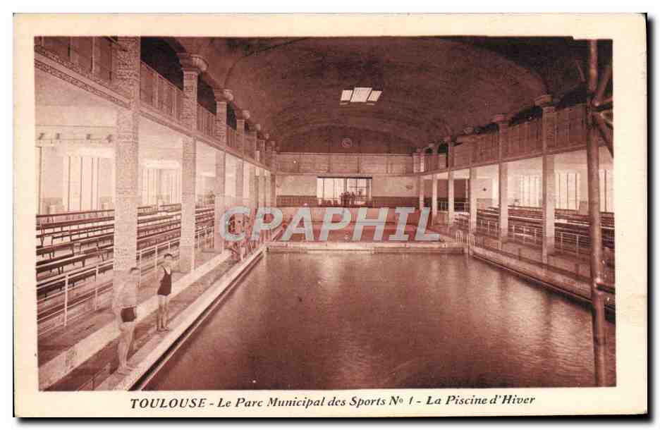 Toulouse - Le Parc Municipal des Sports N°1 - La Piscine d'Hiver