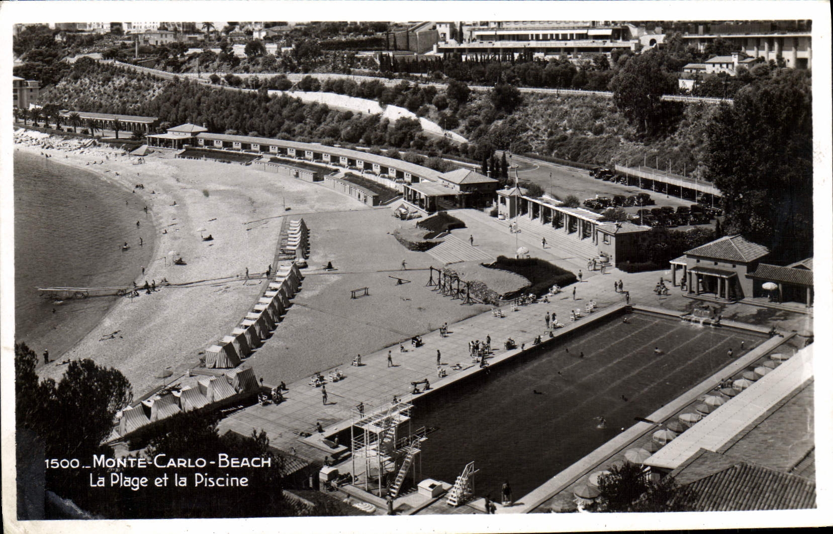 Monte-Carlo-Beach — La Plage et la Piscine — Édition La Cigogne, St-François-de-Paule