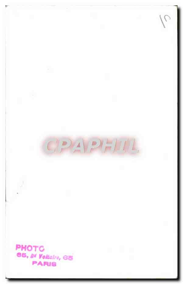 CPA Rene Berigaud Champion de France de Catch Comptoir Joffrin Bijouterie Coutarel Rue Hermel Paris Dedicacée — Verso