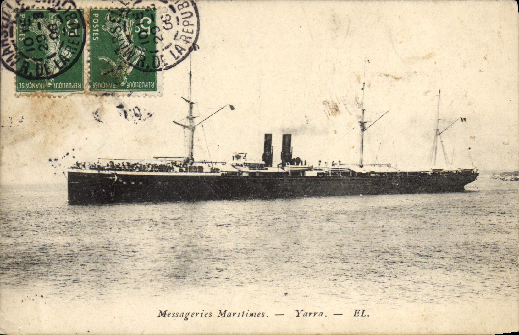 Yarra — Él. — Messageries Maritimes
