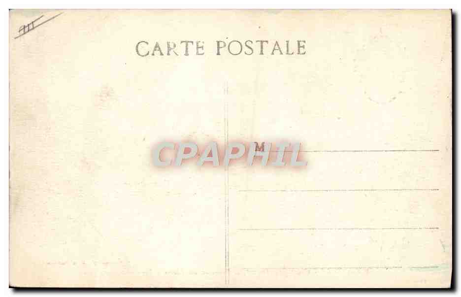 Marseille - Compagnie Paquet, le Courrier du Maroc - Troupes et Passagers — Édition spéciale de la Basilique — Achterkant