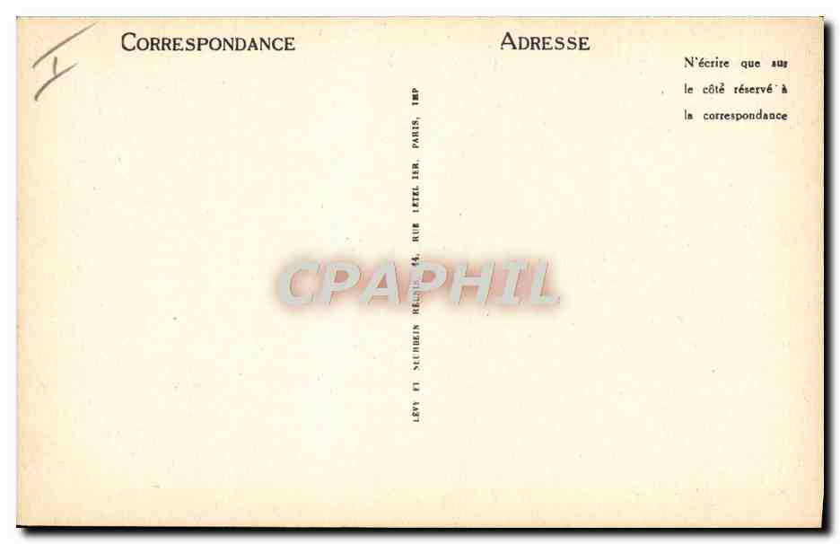 Berck-Plage — Après le bain, un peu d'exercice — LL — Verso