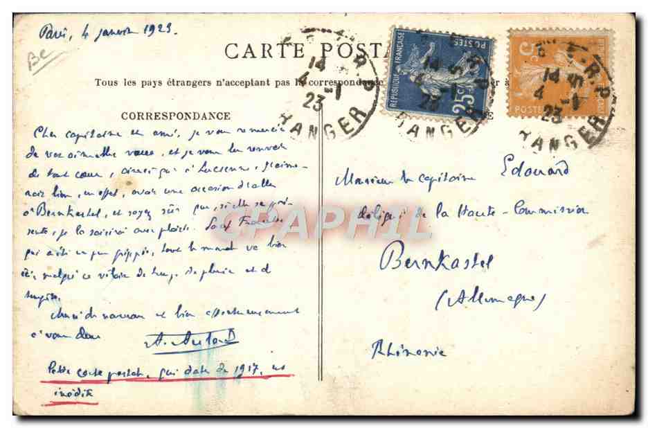 CPA Fantaisie Illustrateur Les Republiques Soeurs de France et de Russie Russia Willette — Rückseite