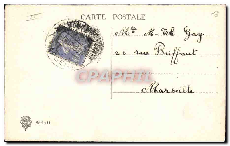 CPA Fantaisie Illustrateur Enfant Chat Chaton peche Pecheur  — Verso
