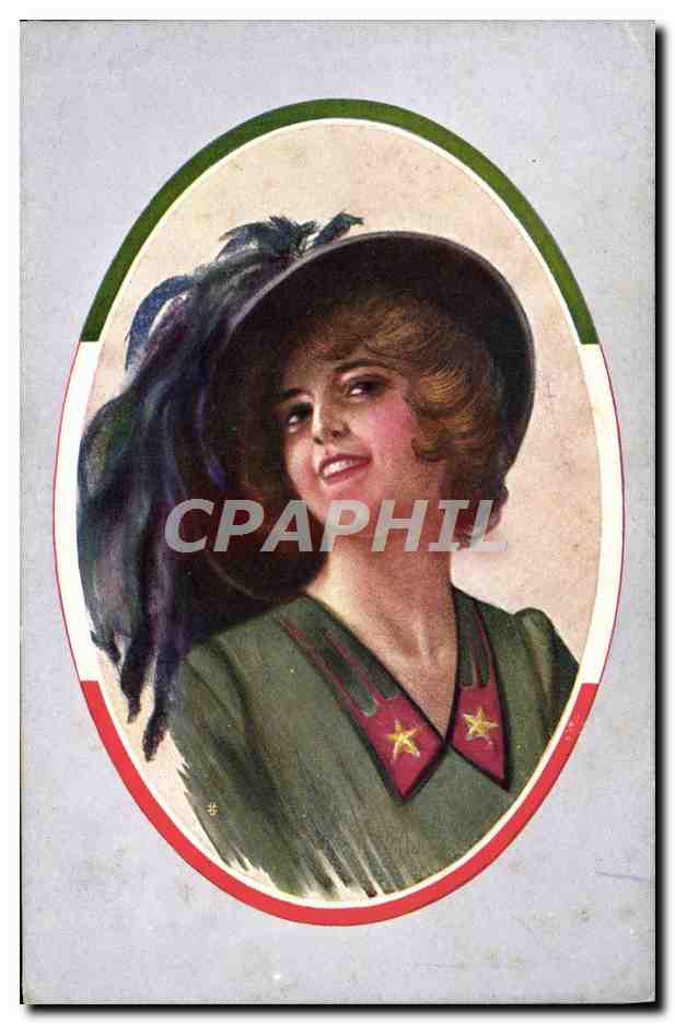 CPA Fantaisie Illustrateur Femme 