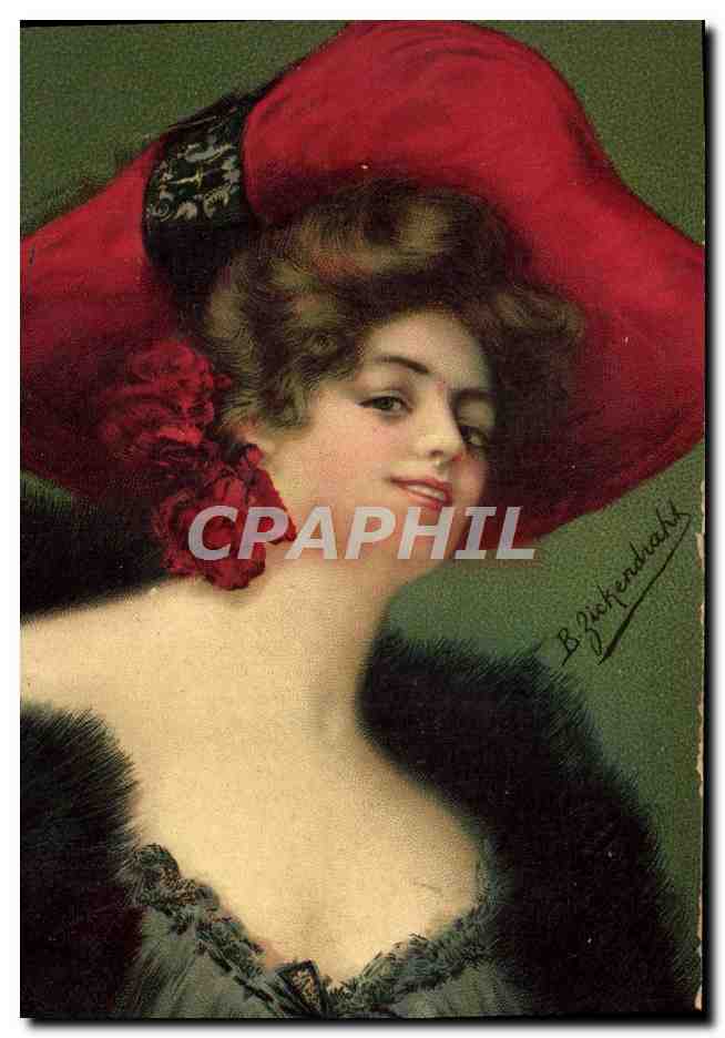 CPA Fantaisie Illustrateur Femme