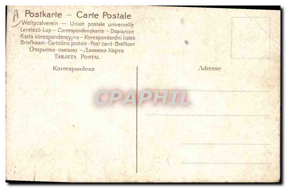 CPA Fantaisie Illustrateur Femme — Rückseite