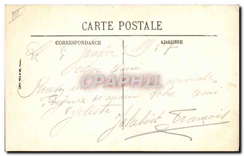 Compiègne — Die englische Artillerie zum Kampf — Vise Paris Nr. 156 — Rückseite