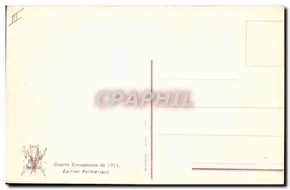 CPA Militaria Nos vaillants artilleurs a l'oeuvre  — Verso