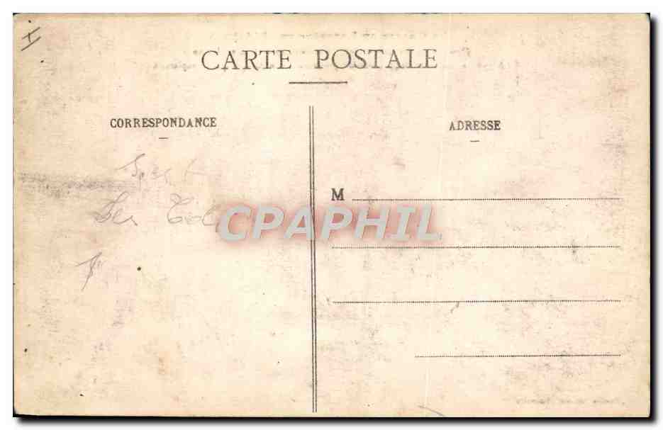 CPA Militaria Guerre en Lorraine Obus de 75 francais allemand apres leur explosion  — Rückseite