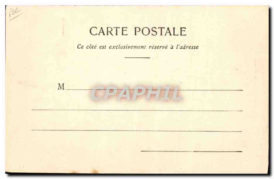 CPA Folklore Ariege Type de femme de Massat — Verso