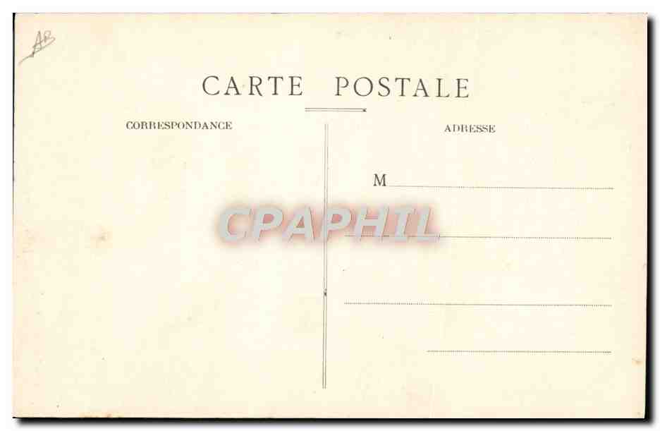 CPA Folklore Jeune Bethmalaise  — Verso