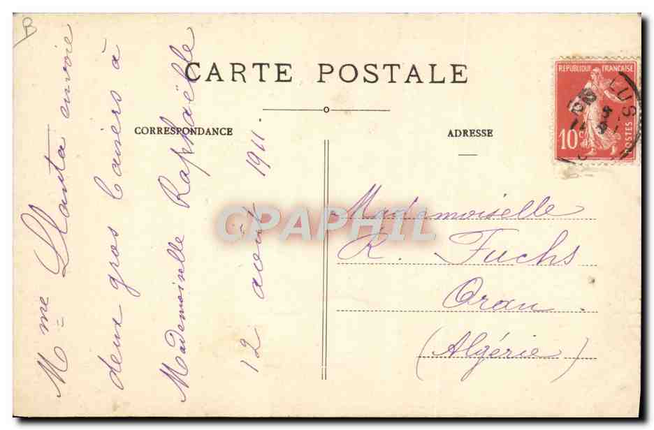 CPA Folklore Ariege Type de Bethmalaise pres Castillon  — Verso