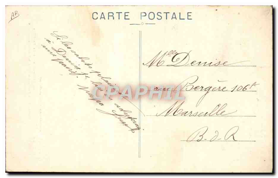 CPA Folklore Ariege Type de Bethmalaise pres Castillon  — Verso