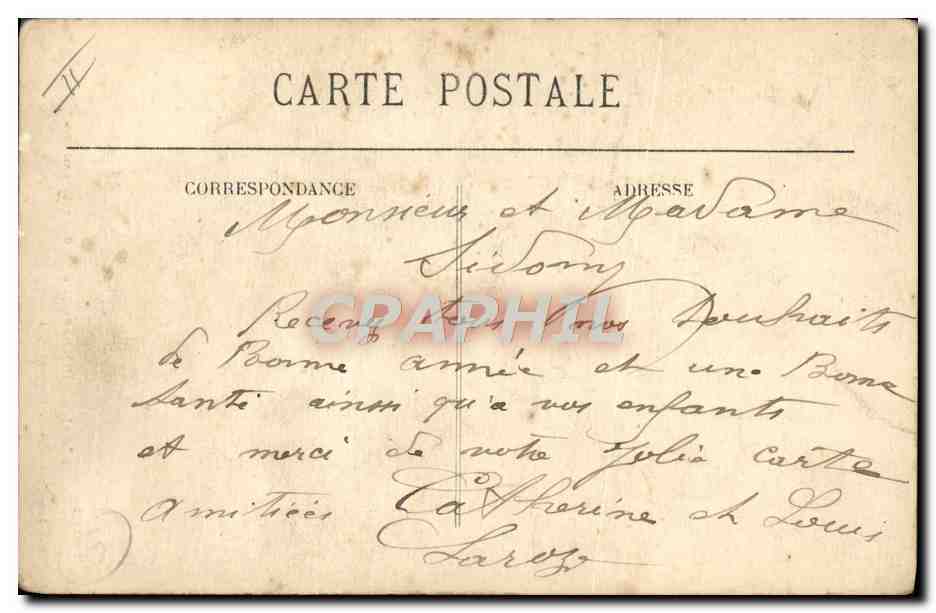 CPA Folklore Ariege La Bethmalaise  — Verso