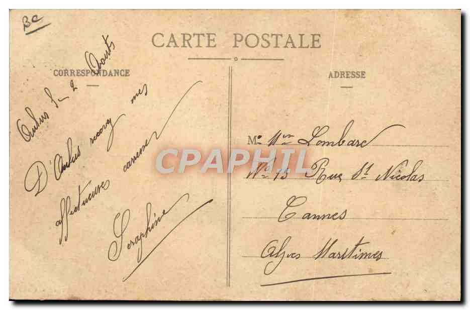 CPA Folklore Type de Bethmale pres Castillon en Couserans Ligne de tramways electriques Boeufs  — Rückseite