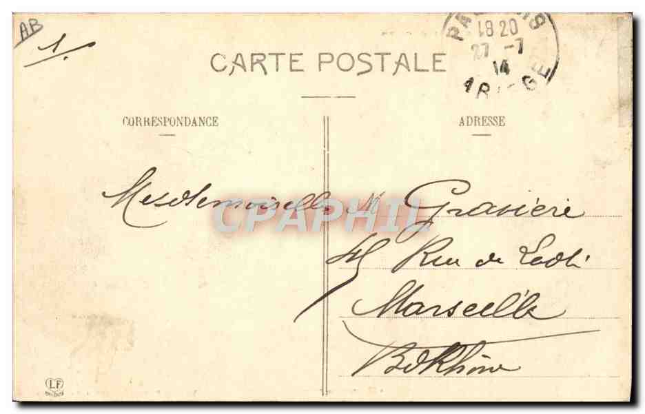 CPA Folklore Bethmalaises a la fontaine  — Verso