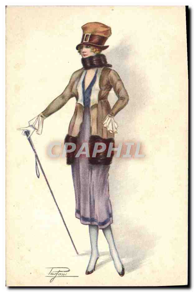 CPA Fantaisie Illustrateur Femme