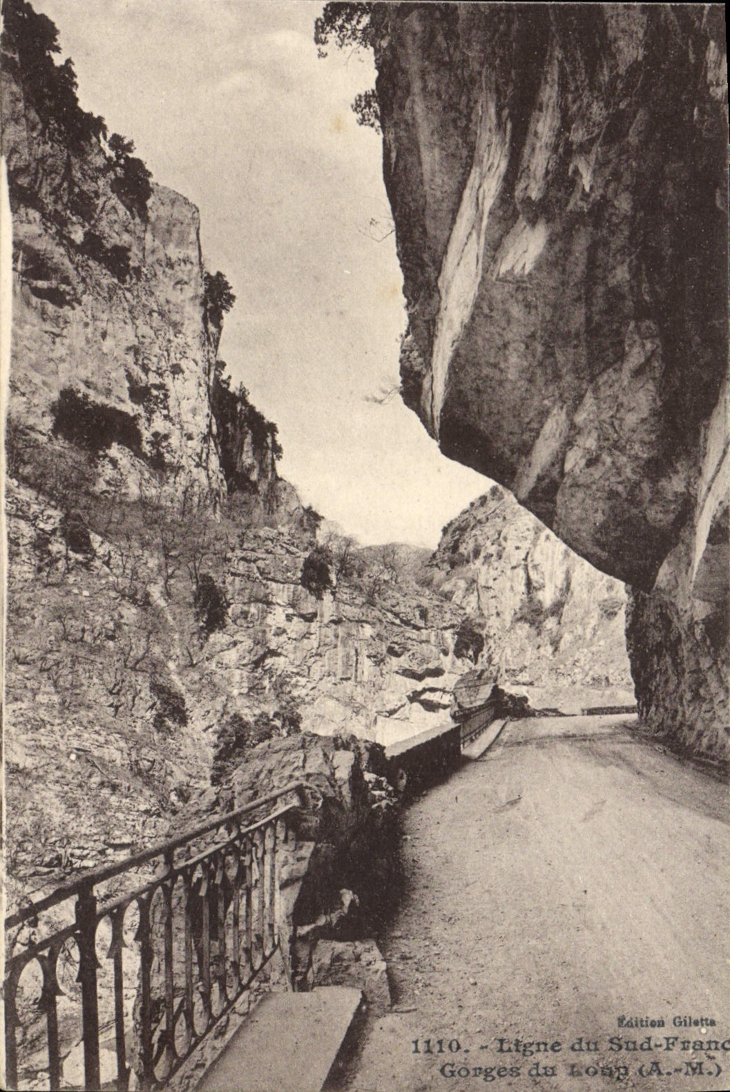 CPA Ligne du Sud France Gorges du Loup