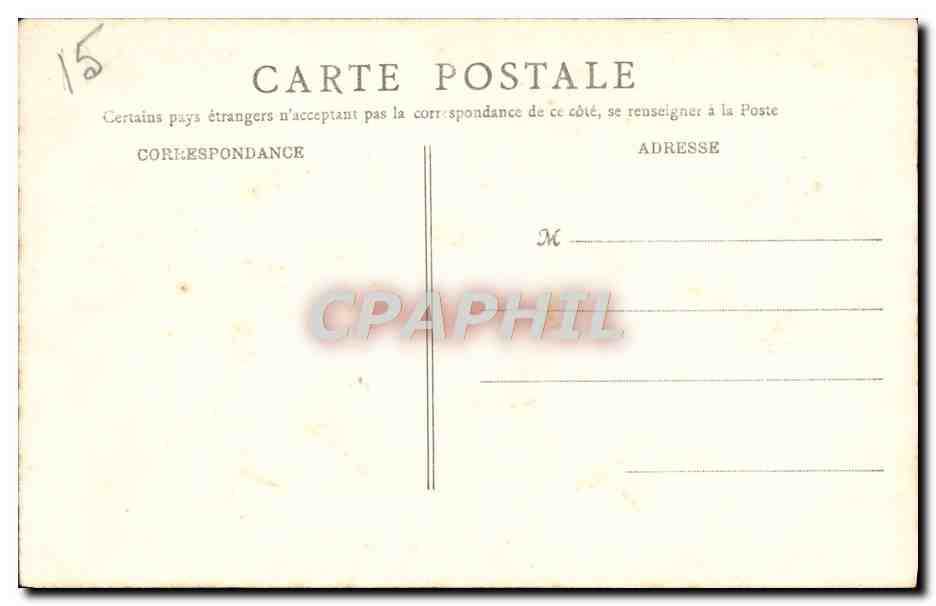 CPA Paris Tombeau de Carnot Caveaux du Pantheon  — Rückseite