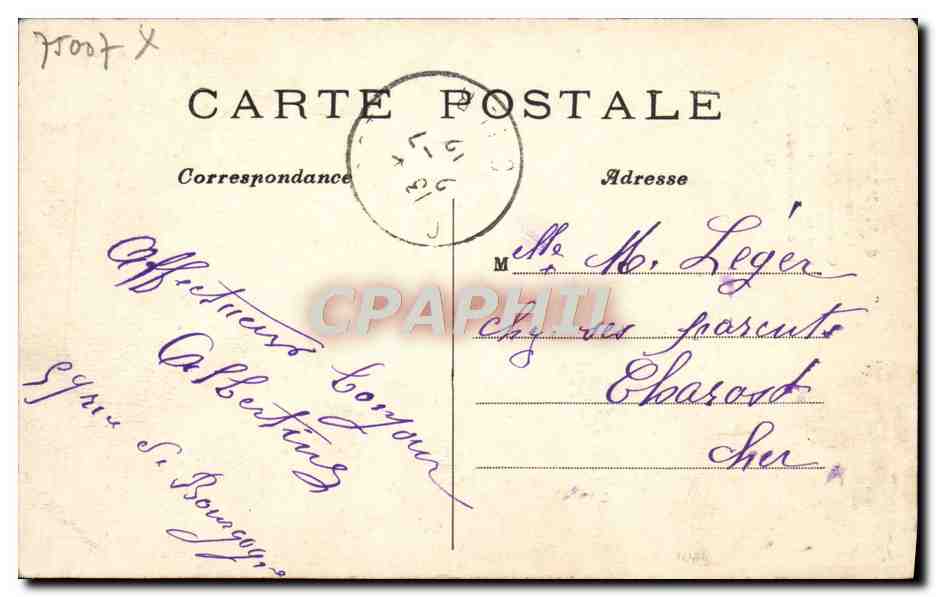 CPA Paris Eglise Sainte Clotilde — Rückseite