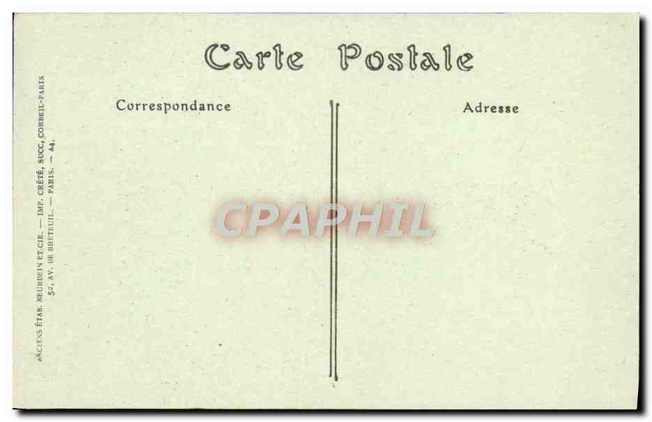 CPA Paris Jardin des Tuileries La Verite par Cavelier  — Rückseite