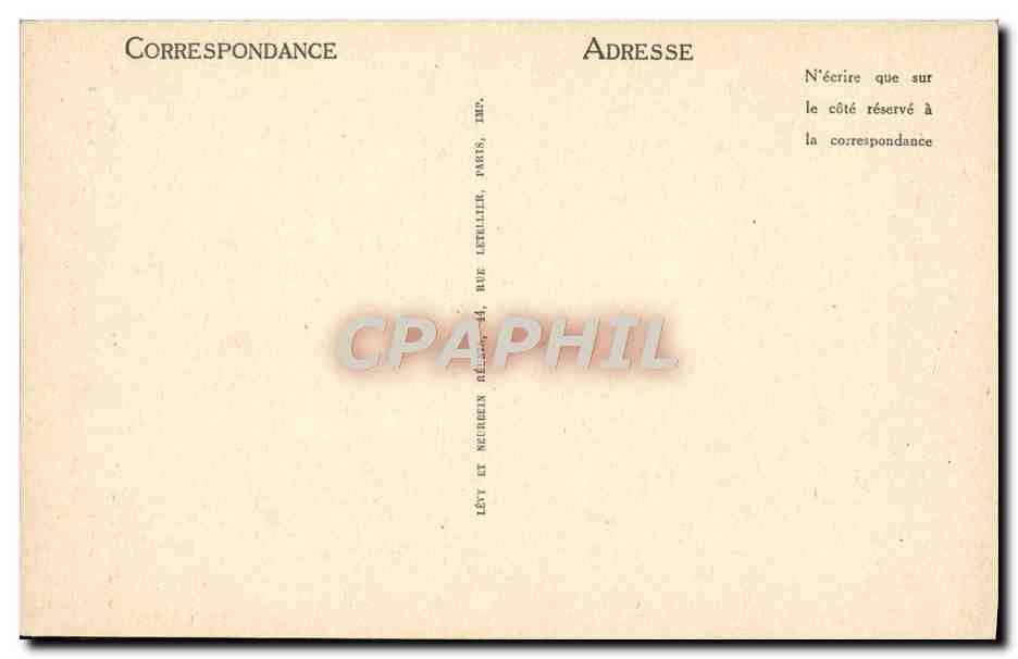 CPA Paris Chapelle Expiatoire Boulevard Haussmann Marie Antoinette soutenue par la religion — Rückseite