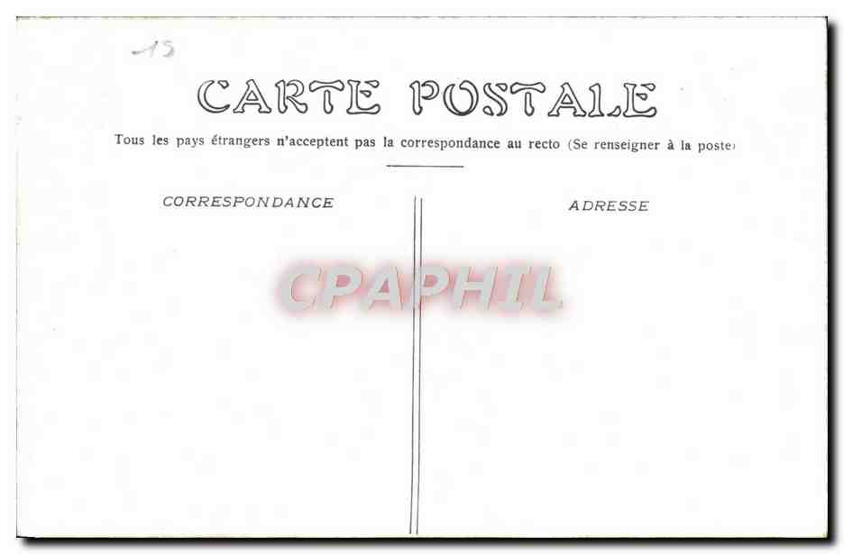 CPA Paris L'Obelisque — Verso
