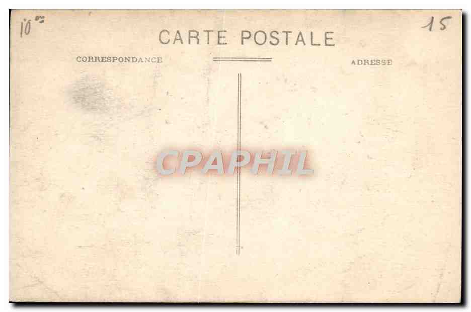 CPA Paris La Porte Saint Denis — Rückseite