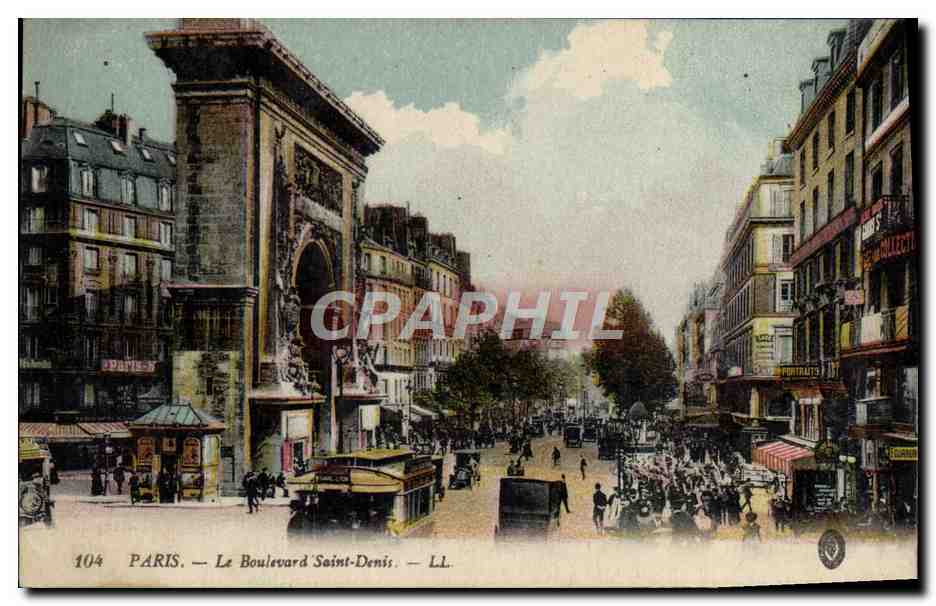 CPA Paris Le Boulevard Saint Denis