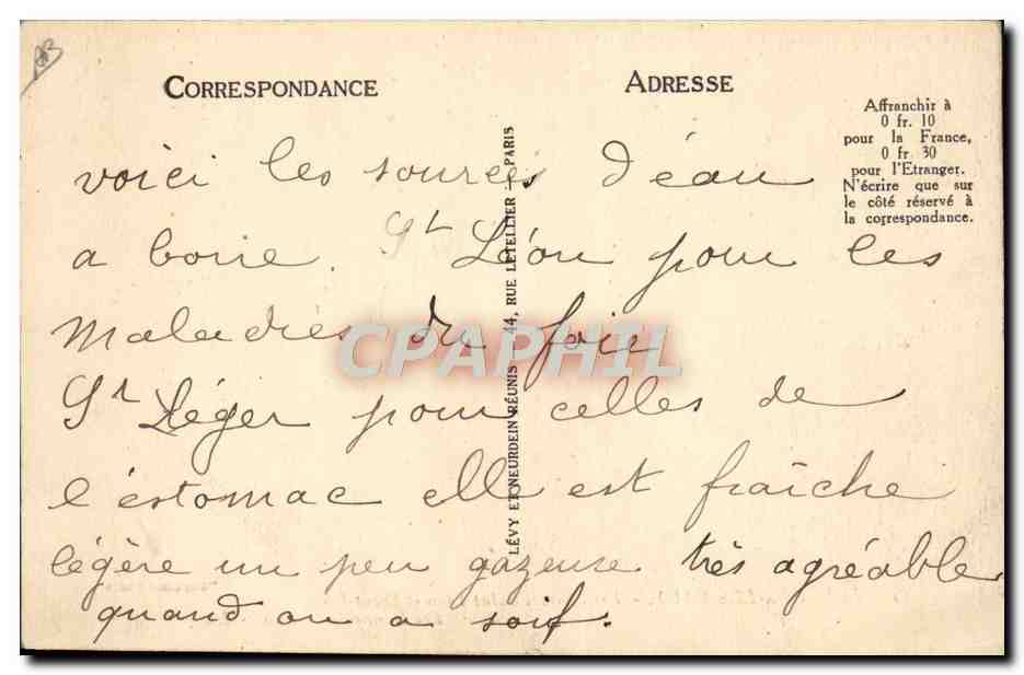 Pousses-les-Eaux — Les Sources Saint-Léon et Saint-Léger, Les Donneuses d'Eau — Derennes Éditions — Rückseite