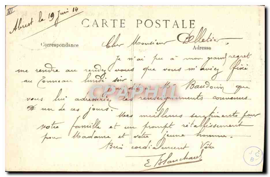 CPA Thermalisme Vichy Source des Celestins  — Rückseite