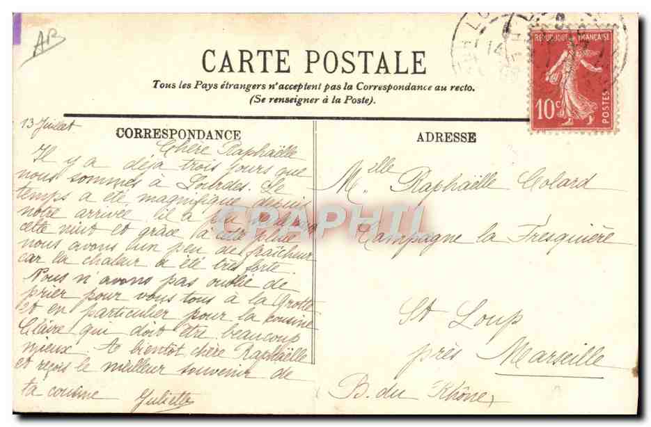 Lourdes — Les Brauwardiers descendant les Malades — LL. — Back
