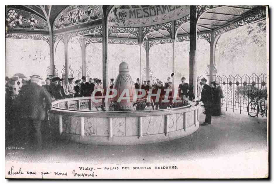 CPA Thermalisme Vichy Palais des Sources Mesdames 